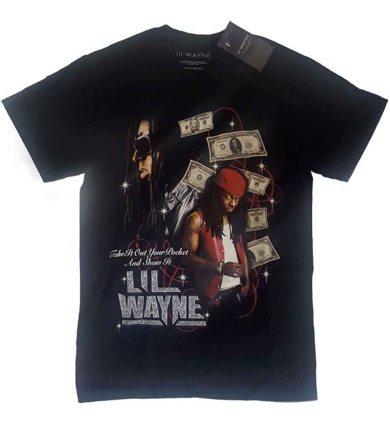 Lil Wayne: Got Money Homage - Black T-Shirt