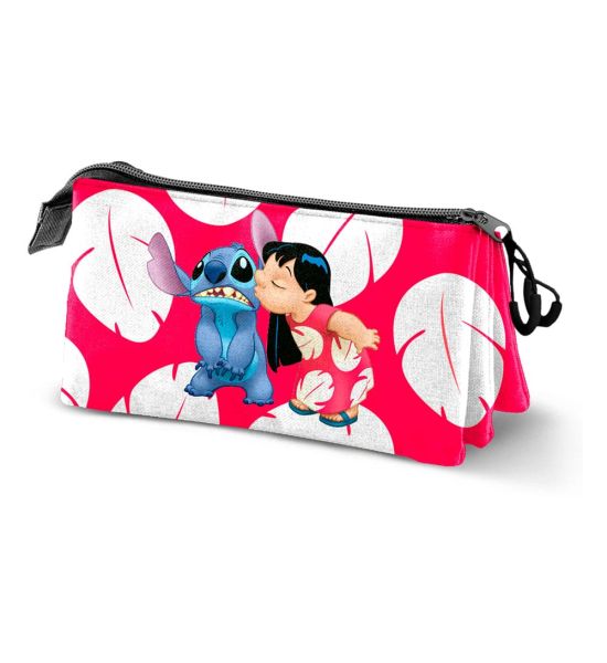 Lilo & Stitch: Kiss Triple Pencil Case