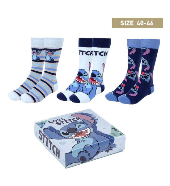 Lilo & Stitch: Love Stitch Socks 3-Pack (40-46)