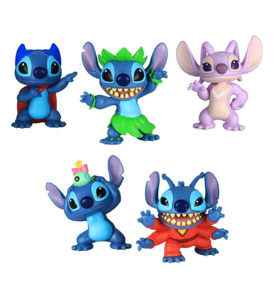 Lilo & Stitch: Stitch Collectible Figure Set 5-Pack Mini Figure (7cm) Preorder