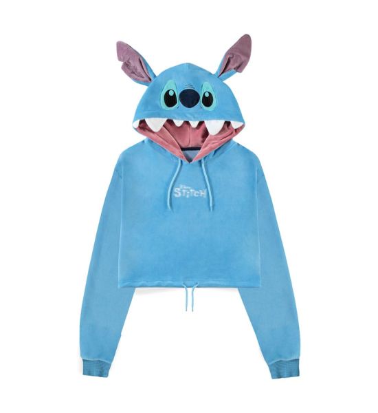 Lilo & Stitch: Stitch Cropped Hooded Sweater