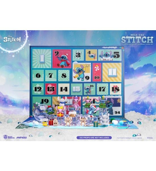 Lilo & Stitch: Stitch Mini Egg Attack Advent Calendar Figure Set (Cookie) 10cm