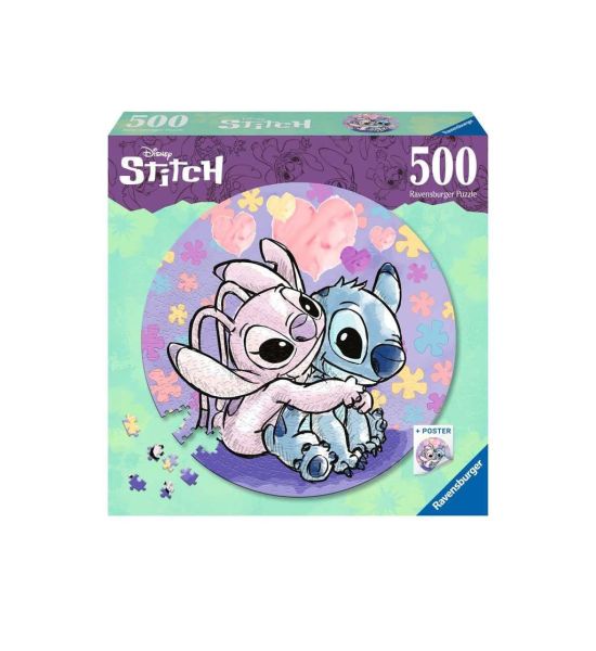 Lilo & Stitch: Stitch Round Jigsaw Puzzle (500 pieces) Preorder