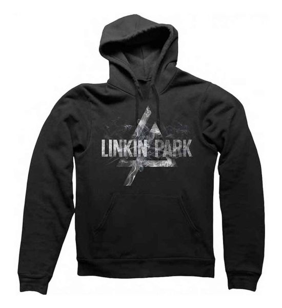 Linkin Park: Smoke Logo - Black Pullover Hoodie