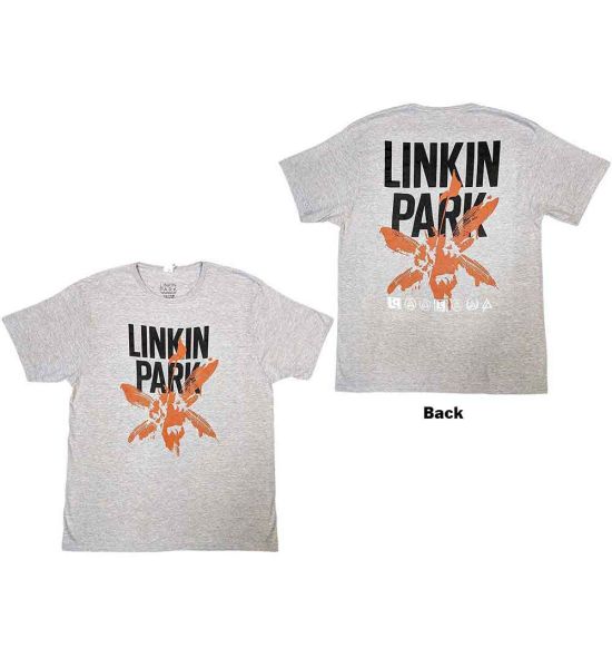 Linkin Park: Soldier Icons (Back Print) - Black T-Shirt