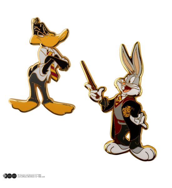 Looney Tunes: Bugs Bunny & Daffy Duck at Hogwarts Pins 2-Pack