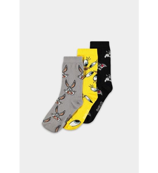 Looney Tunes: Three Icons Socks 3-Pack (Size 43-46)