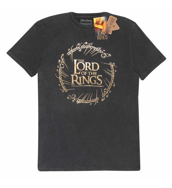 Lord Of The Rings: Gold Foil Logo T-Shirt