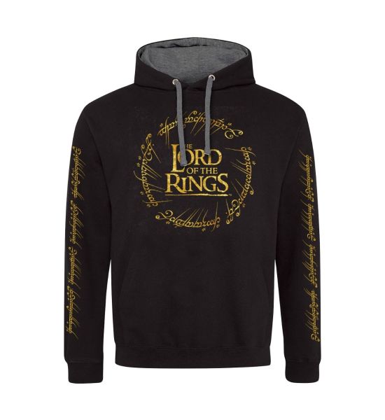 Lord Of The Rings: Gold Foil Logo Hoodie