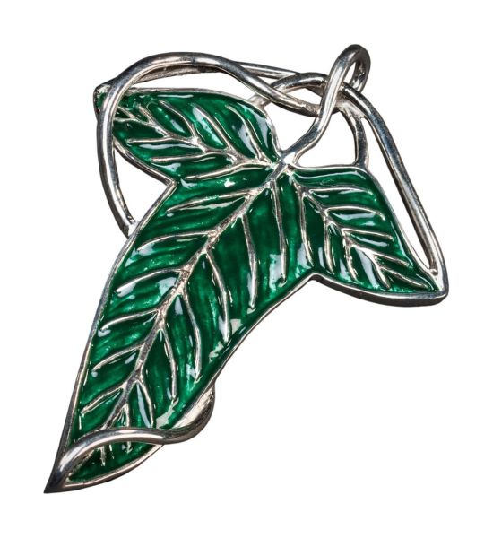 Lord of the Rings: Elven Leaf Brooch & Chain Replica 1/1 (Sterling Silver) Preorder