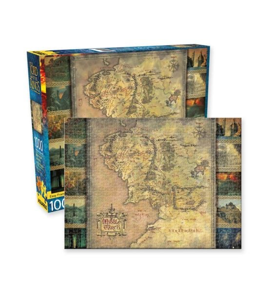 Lord of the Rings: Map Jigsaw Puzzle (1000 pieces) Preorder