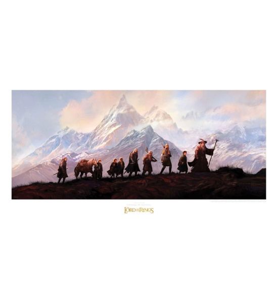 Lord of the Rings: The Fellowship of the Ring Art Print (20th Anniversary) (59cm x 30cm) Preorder