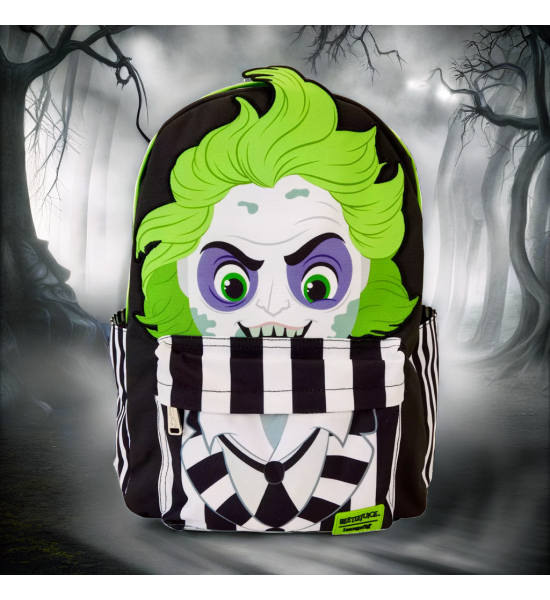 Loungefly Beetlejuice: Cosplay Full Size Nylon Backpack