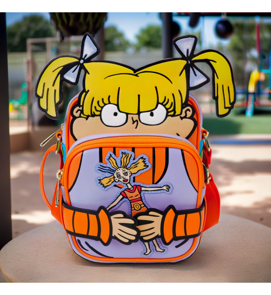 Loungefly Nickelodeon: Rugrats Angelica Crossbuddies Bag