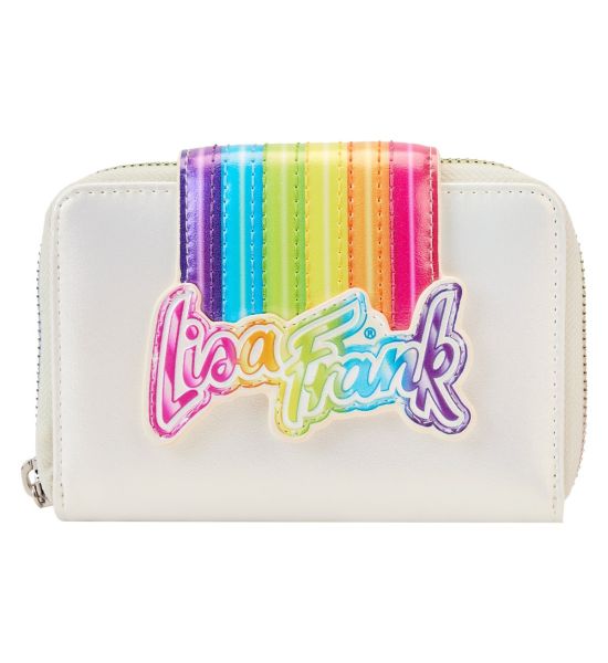 Loungefly Lisa Frank: Rainbow Logo Zip Wallet