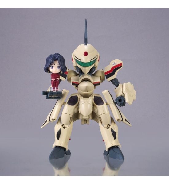 Macross Plus: YF-19 (Isamu Alva Dyson Use) Tiny Session Vehicle mit Action Figure with Myung Fang Love (11cm)