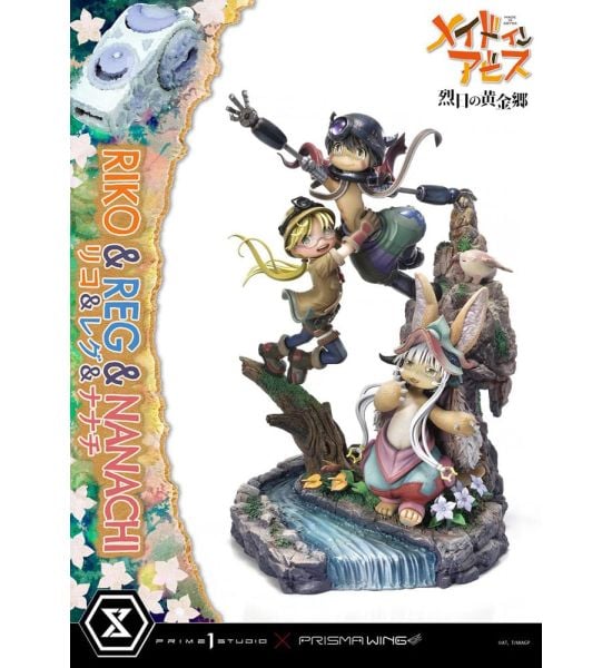 Made in Abyss: Riko, Reg & Manachi Statue (27cm)