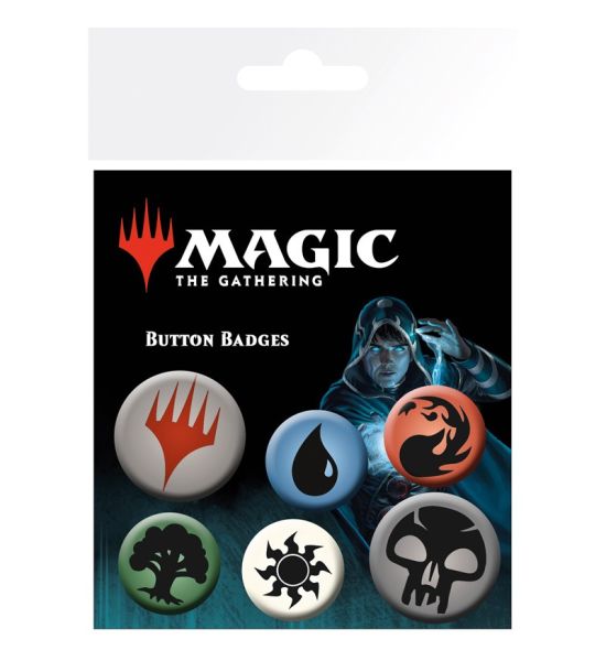 Magic the Gathering: Mana Symbols Badge Pack Preorder