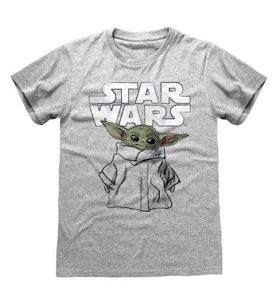 The Mandalorian: Baby Yoda Grogu Sketch T-Shirt