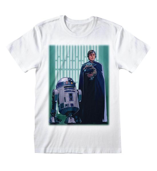 The Mandalorian: Luke Skywalker And Baby Yoda Grogu T-Shirt