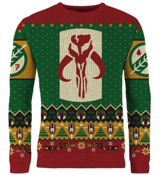 Star Wars: Merry Mandalorian Ugly Christmas Sweater/Jumper