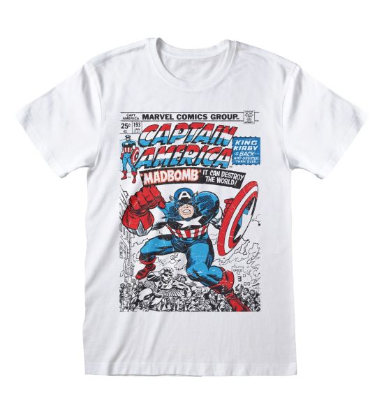 Captain America: Retro Comic Cover T-Shirt