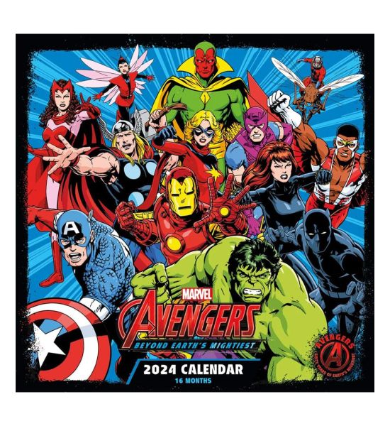 Marvel: Avengers 2024 Calendar Preorder