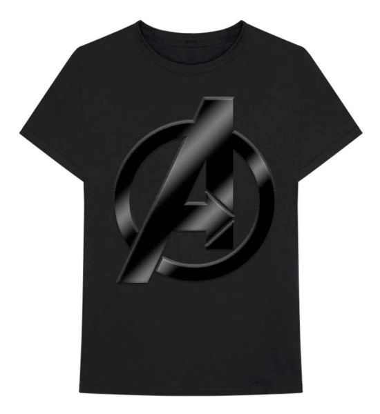 Marvel Comics: Avengers Logo - Black T-Shirt