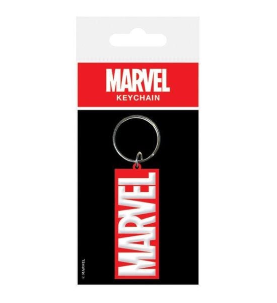 Marvel Comics: Logo Rubber Keychain (6cm) Preorder