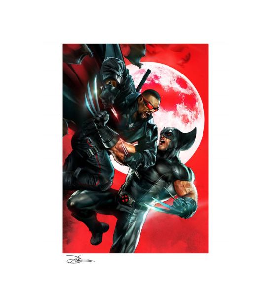 Marvel: Wolverine vs Blade Art Print (46x61cm) - Unframed Preorder