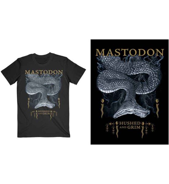 Mastodon: Hushed Snake - Black T-Shirt