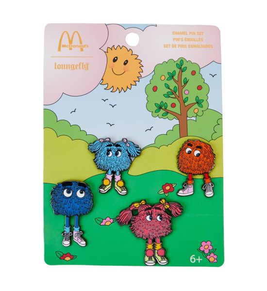 McDonalds by Loungefly: Fry Gang Enamel Pins 4-Set (3cm) Preorder