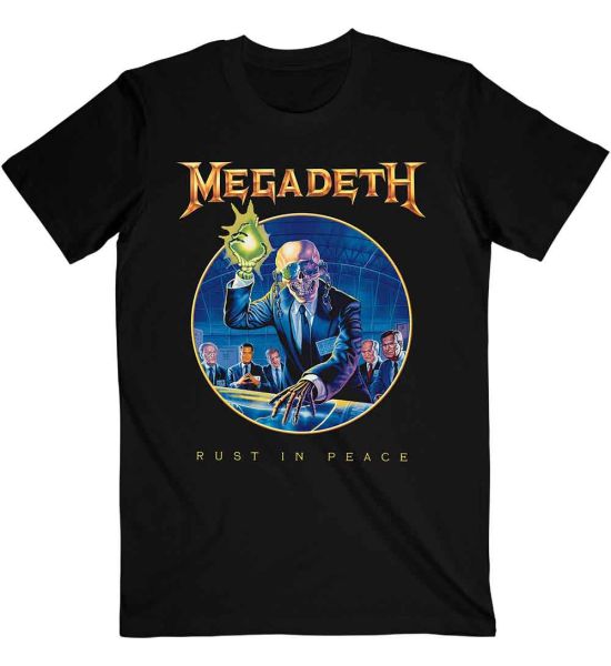 Megadeth: Rust In Peace Anniversary - Black T-Shirt