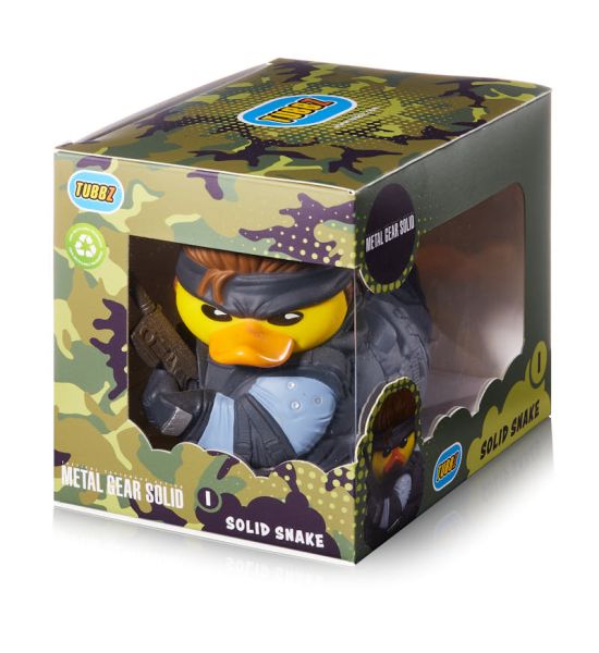 Metal Gear Solid: Solid Snake Tubbz Rubber Duck Collectible (Boxed Edition)