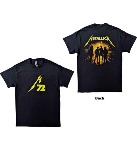 Metallica: 72 Seasons Strobes Photo (Back Print) - Black T-Shirt