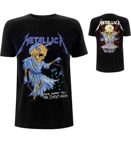 Metallica: Doris (Back Print) - Black T-Shirt