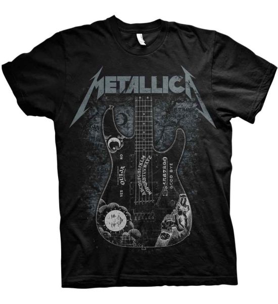 Metallica: Hammett Ouija Guitar - Black T-Shirt