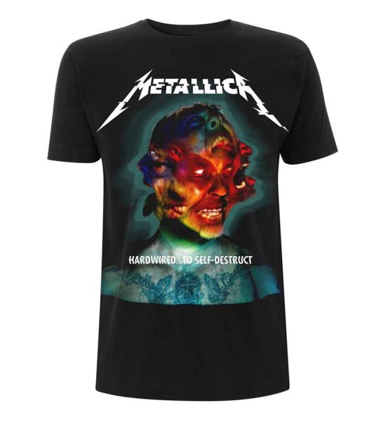 Metallica: Hardwired Album Cover - Black T-Shirt