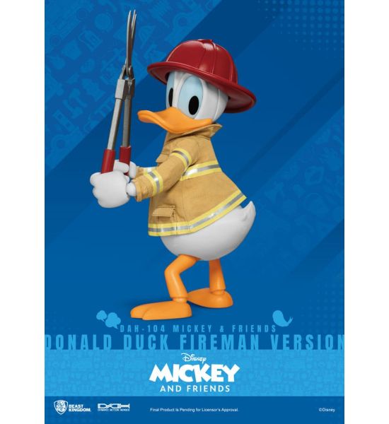 Mickey & Friends: Donald Duck Fireman Ver. 1/9 Dynamic 8ction Heroes Action Figure (24cm) Preorder