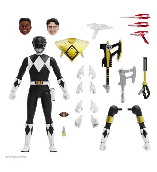 Mighty Morphin Power Rangers: Black Ranger Ultimates Action Figure (18cm) Preorder