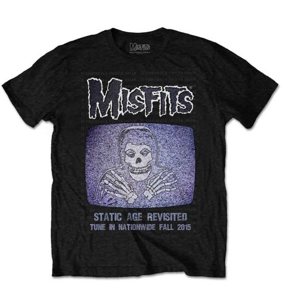 Misfits: Static - Black T-Shirt