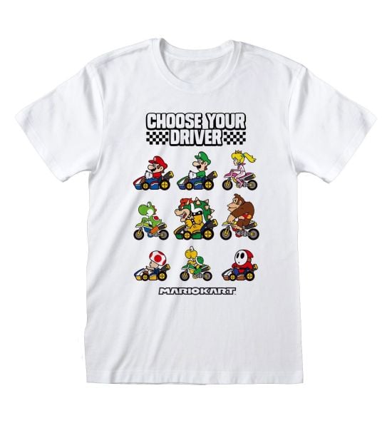 Super Mario Bros: Mario Kart Choose Your Driver T-Shirt