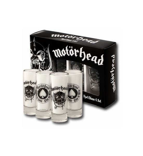 Motörhead: Shotglass 4-Pack Preorder