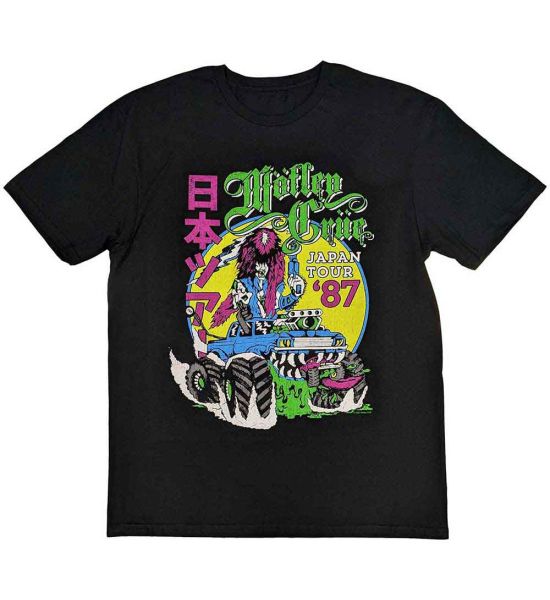 Motley Crue: Girls Girls Girls Japanese Tour '87 - Black T-Shirt