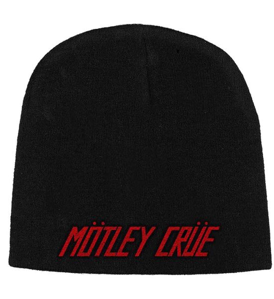 Motley Crue: Logo - Black Beanie Hat Preorder