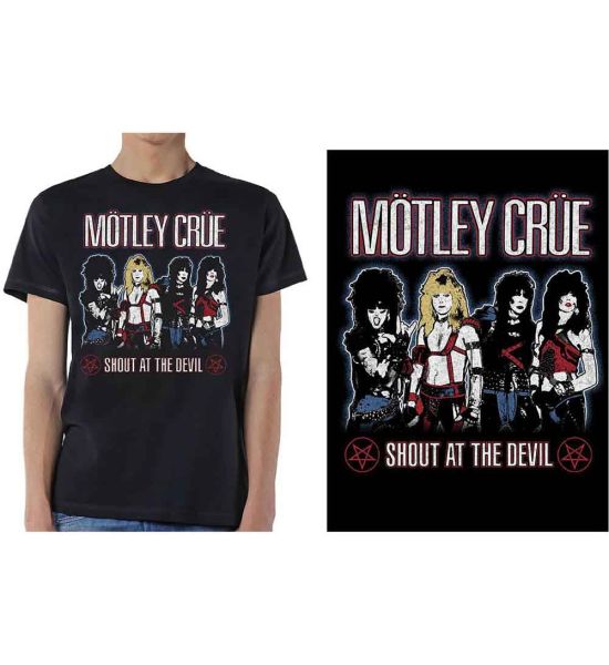 Motley Crue: Shout at the Devil - Black T-Shirt