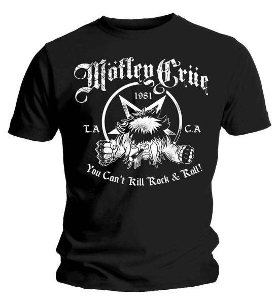 Motley Crue: You Can't Kill Rock & Roll - Black T-Shirt