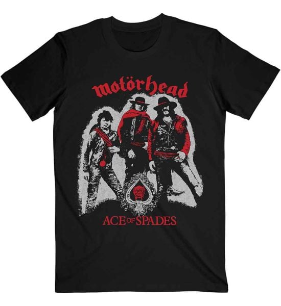 Motorhead: Ace of Spades Cowboys - Black T-Shirt