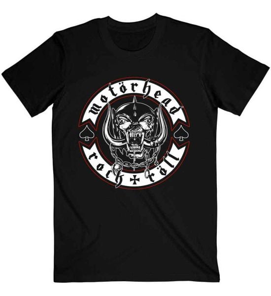 Motorhead: Biker Badge - Black T-Shirt