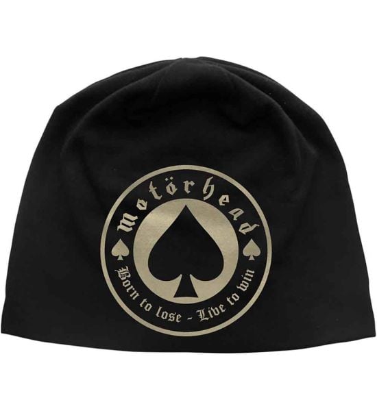 Motorhead: Born to Lose (Discharge Print) - Black Beanie Hat Preorder